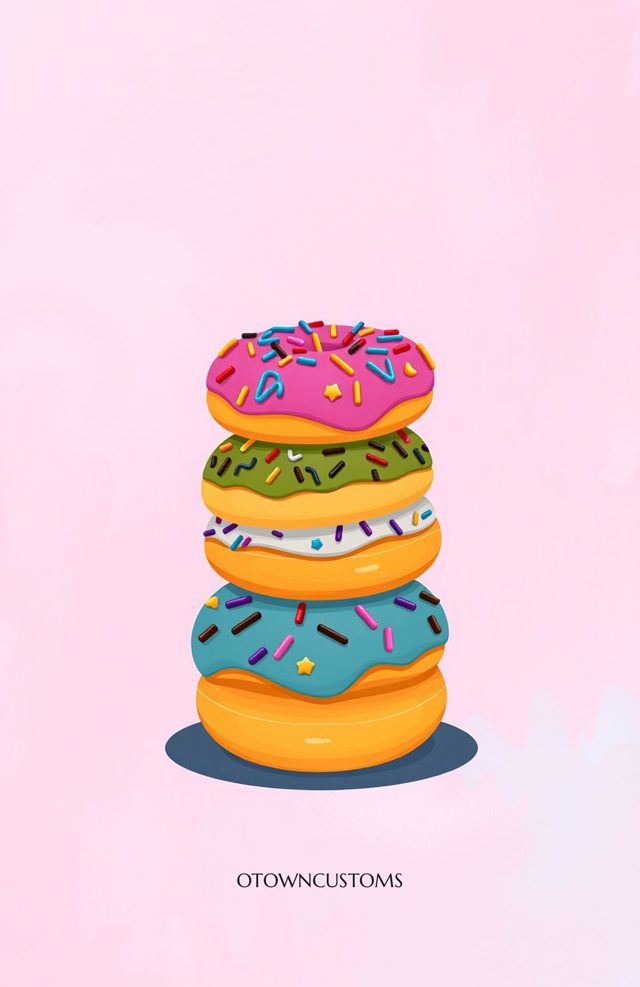 Cute Donut Sprinkle Fiesta