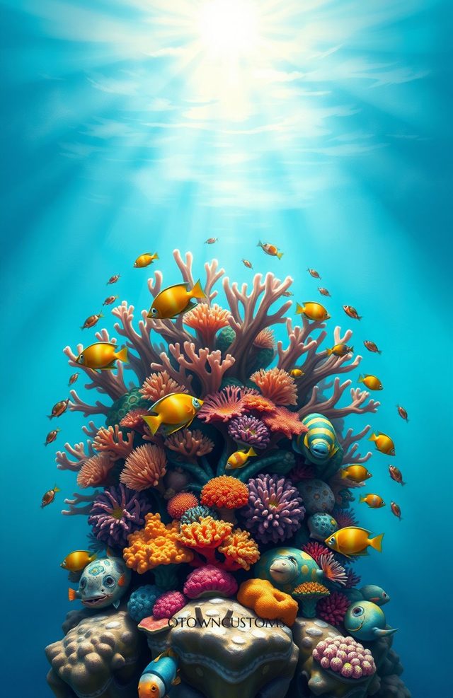 Vibrant Coral Reef Underwater