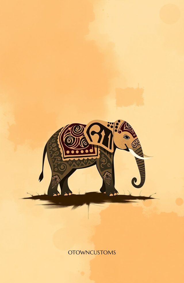 Bohemian Tribal Elephant