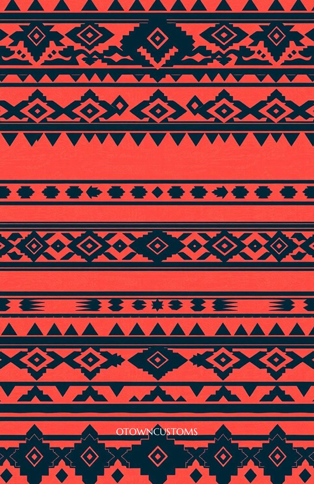 Tribal Aztec Geometric Pattern