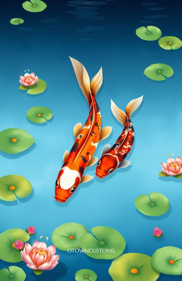Koi Pond Japanese Koi