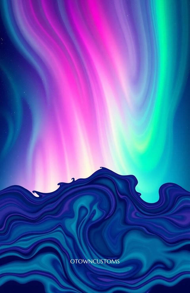 Swirling Aurora Borealis