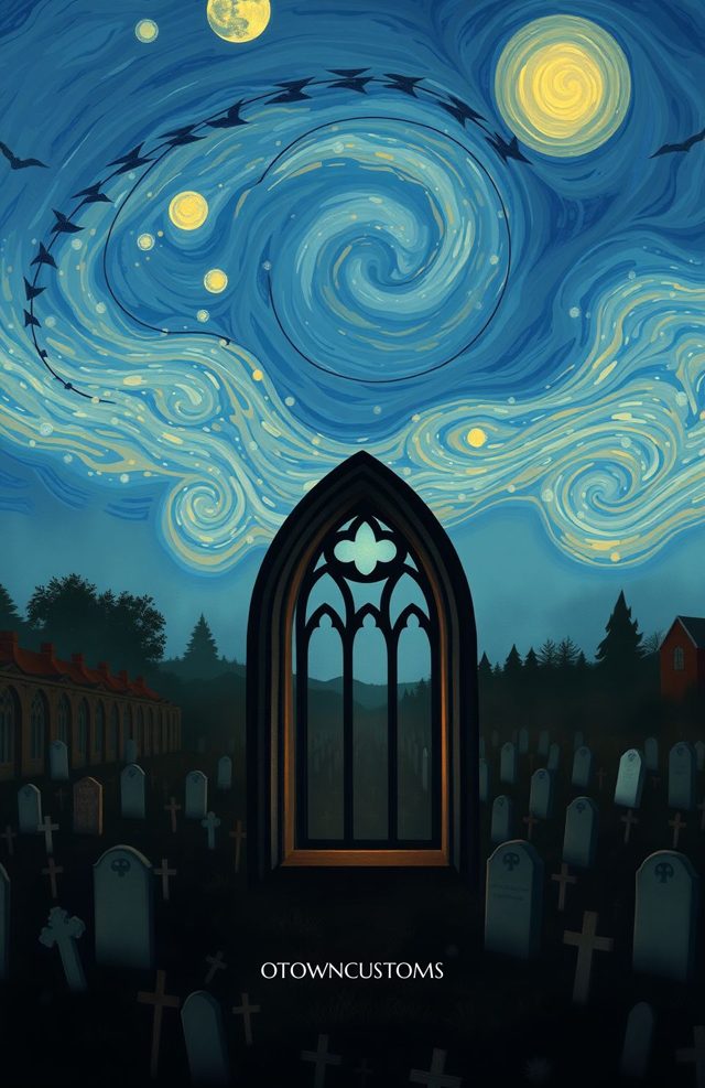 Van Gogh Graveyard Haunted Mansion Gothic