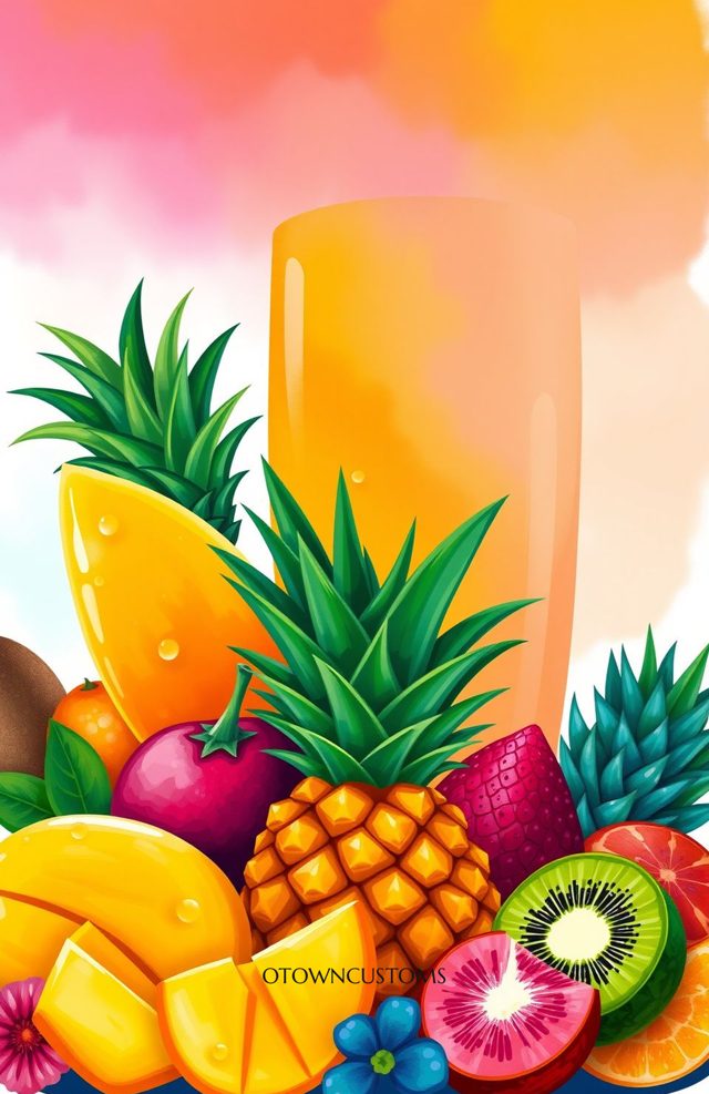 Vibrant Tropical Fruit Punch