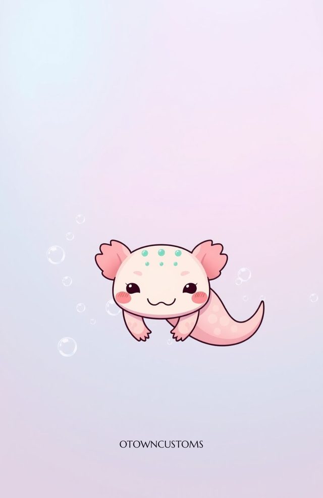 Kawaii Cute Axolotl