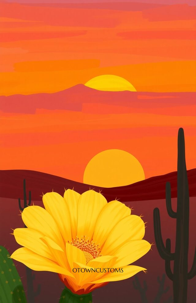 Desert Sunset Bloom