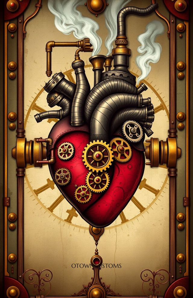 Steampunk Clockwork Heart