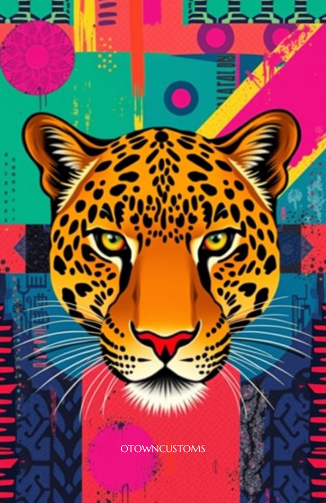 Geometric Leopard Print Remix