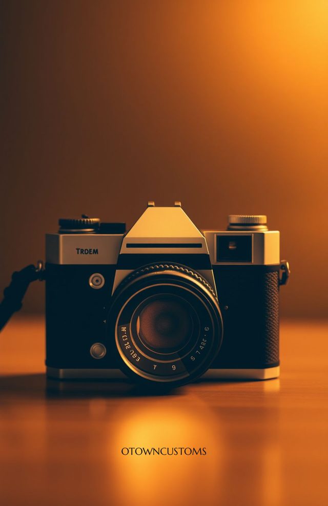Vintage Camera Aesthetic Film Roll
