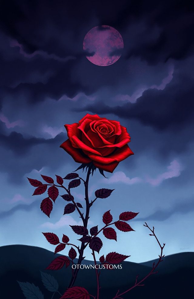Gothic Rose Vine Thorns