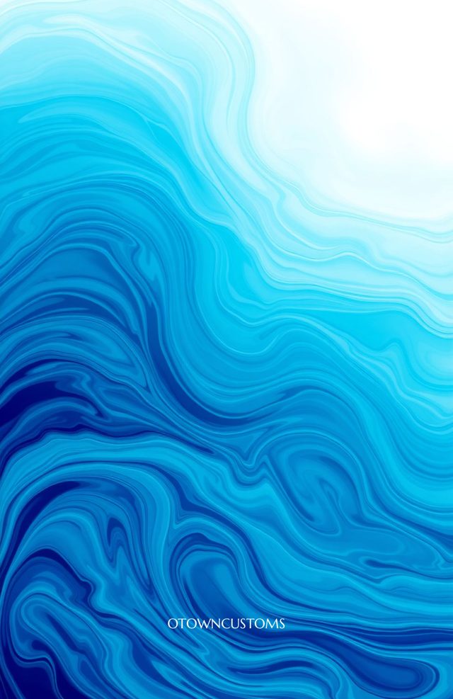 Abstract Blue Waves Ocean