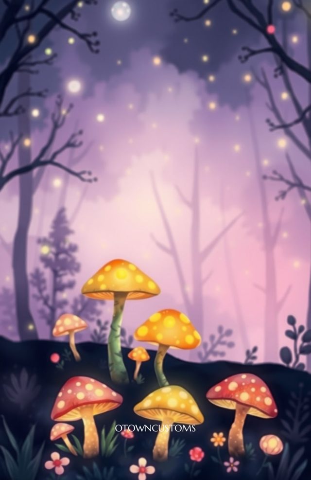 Enchanted Mushroom Grove Fantasy