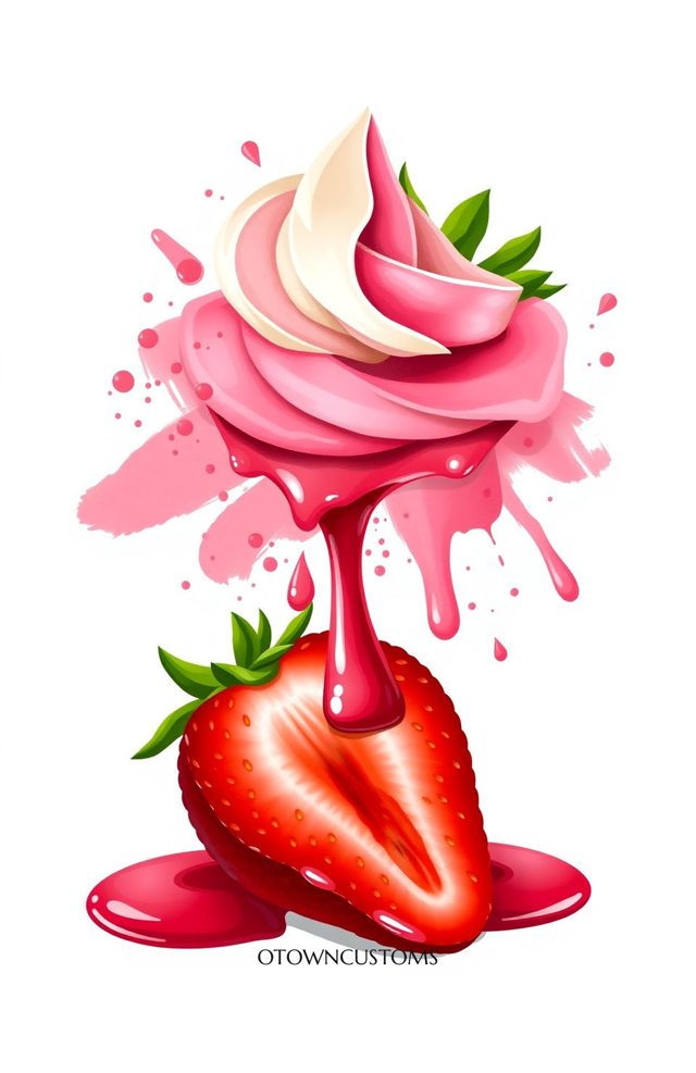 Sweet Strawberry Splash Dessert