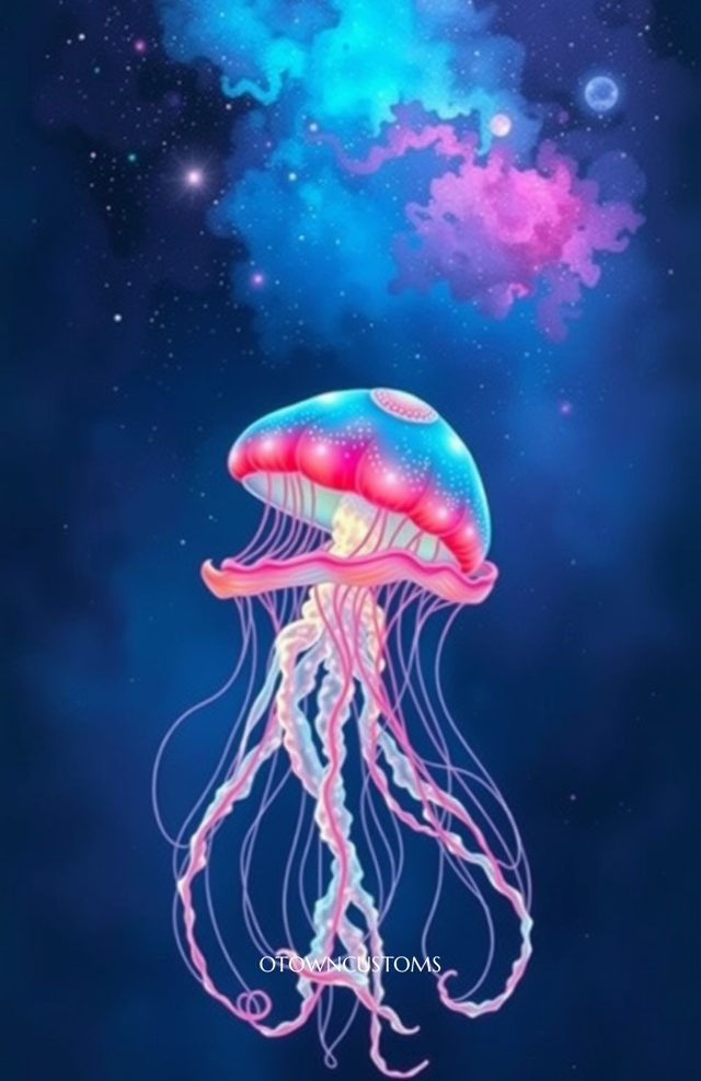 Cosmic Jellyfish Nebula Dreamscape
