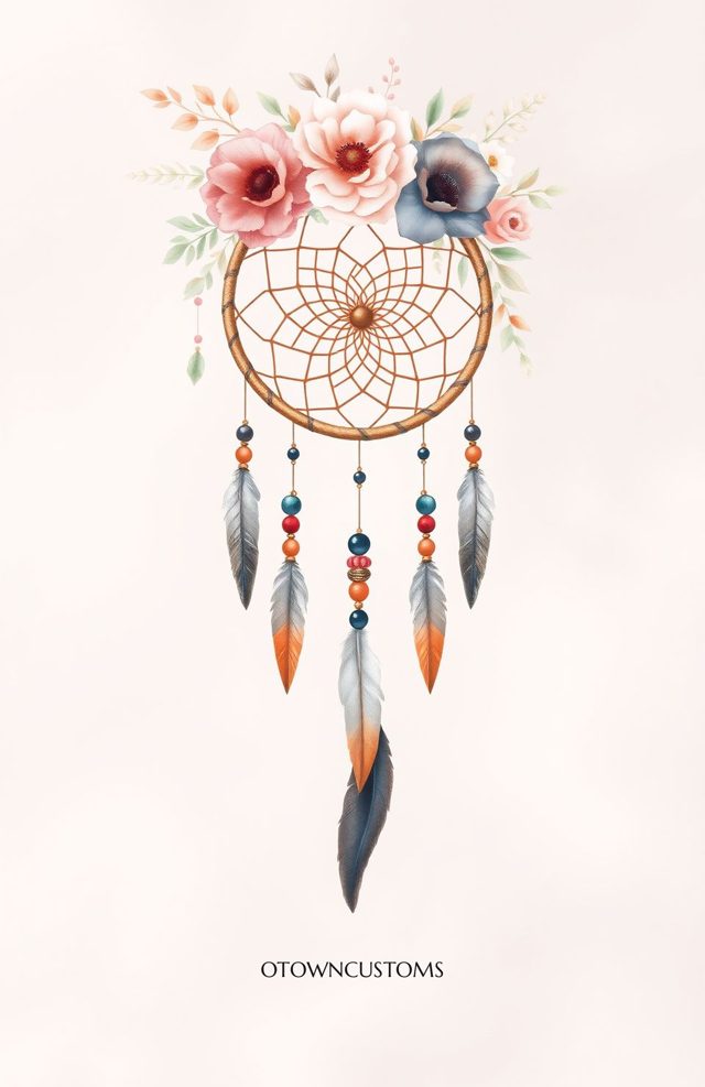 Boho Floral Dreamcatcher