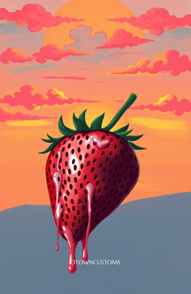 Surreal Fruit Sunset