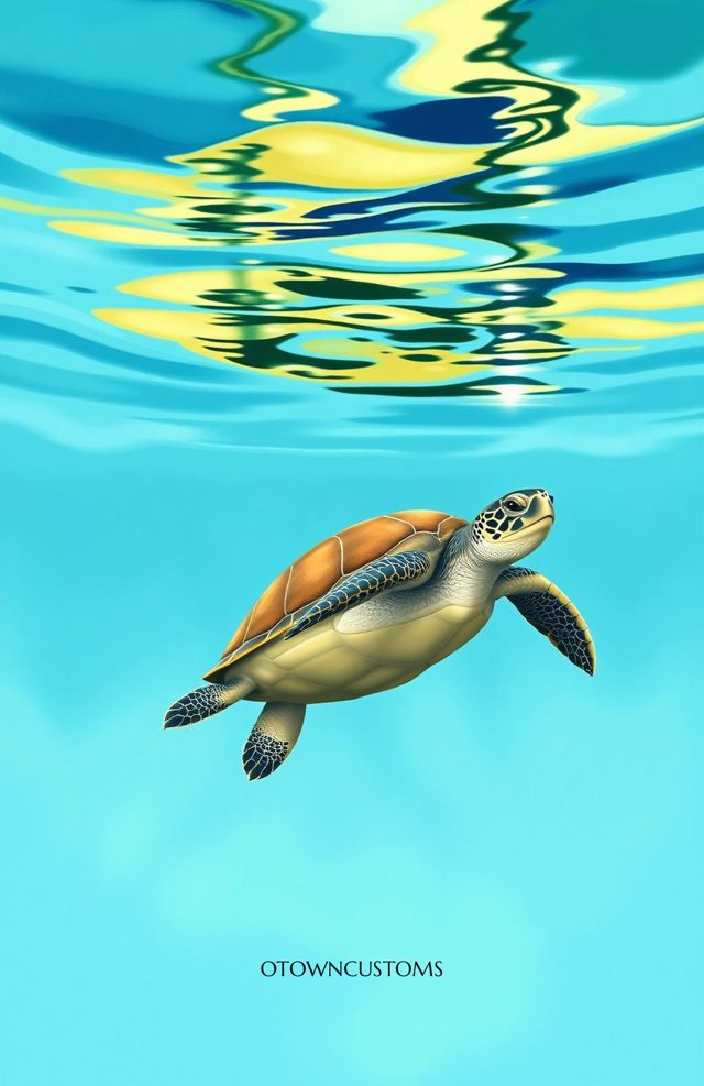 Underwater Oceanic Turtle Dream