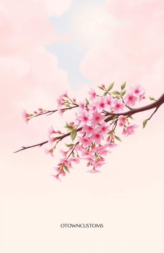 Sakura Cherry Blossom Soft Floral