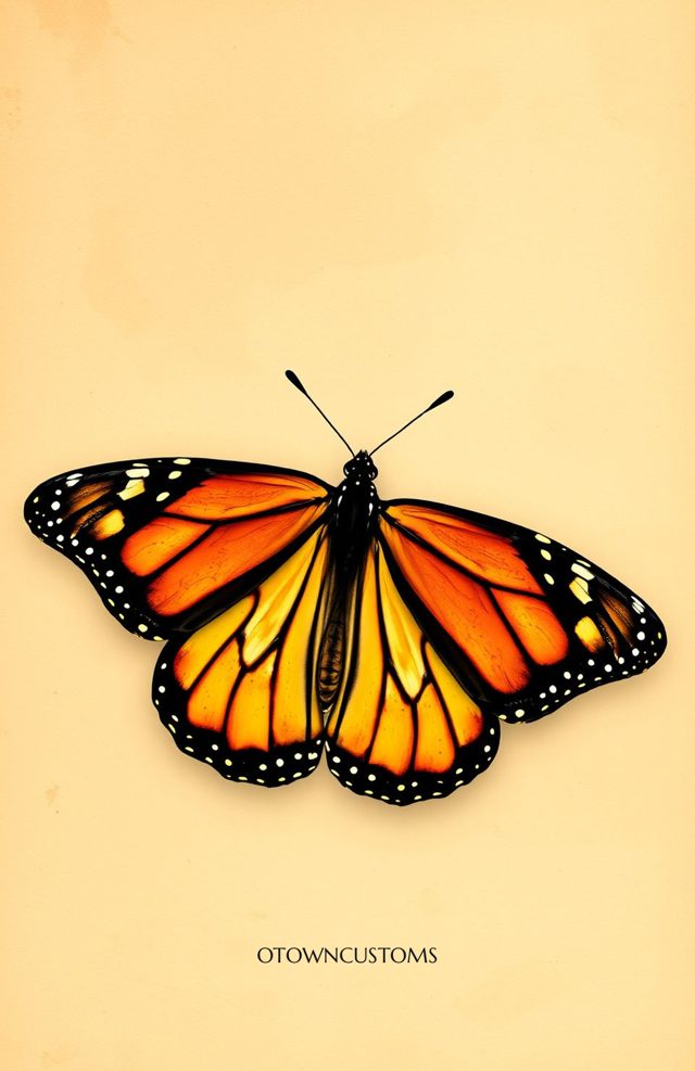 Minimalist Butterfly Study