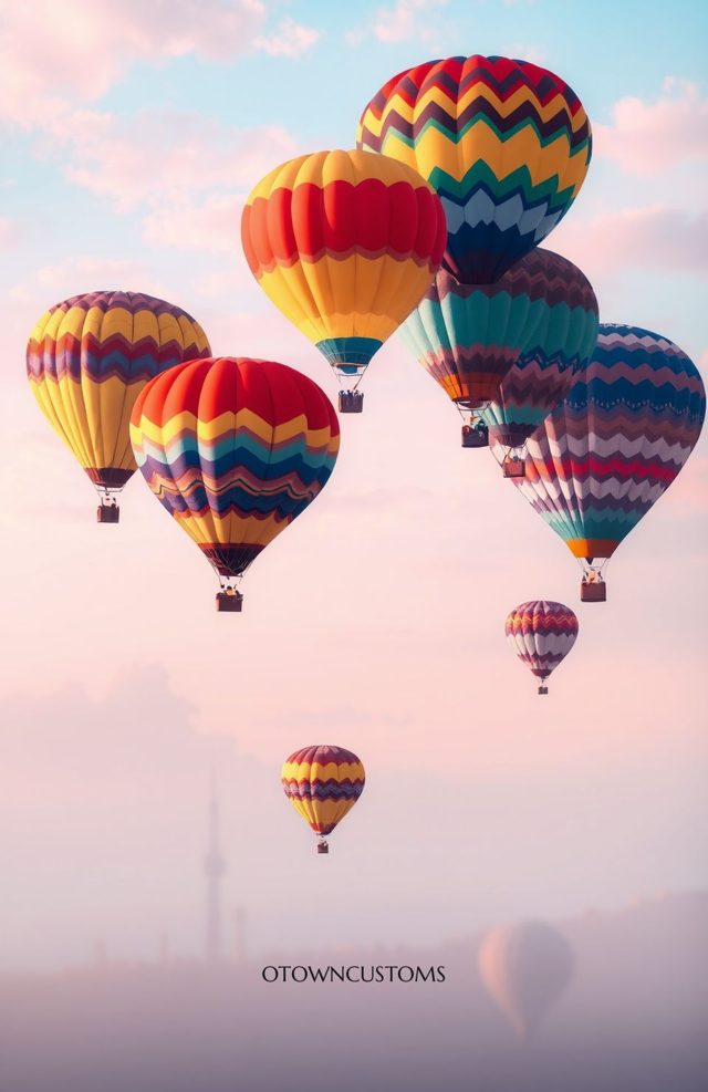 Whimsical Hot Air Balloons