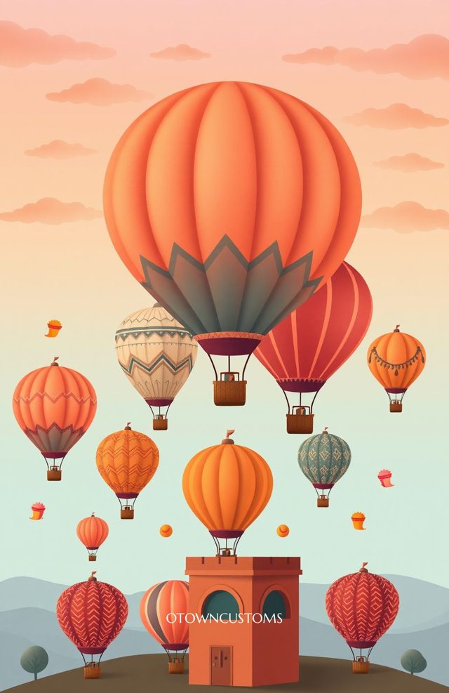 Whimsical Hot Air Balloons