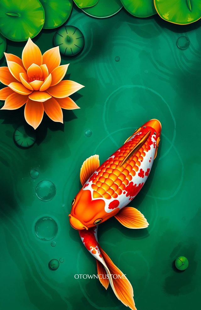 Hidden Koi Pond Art