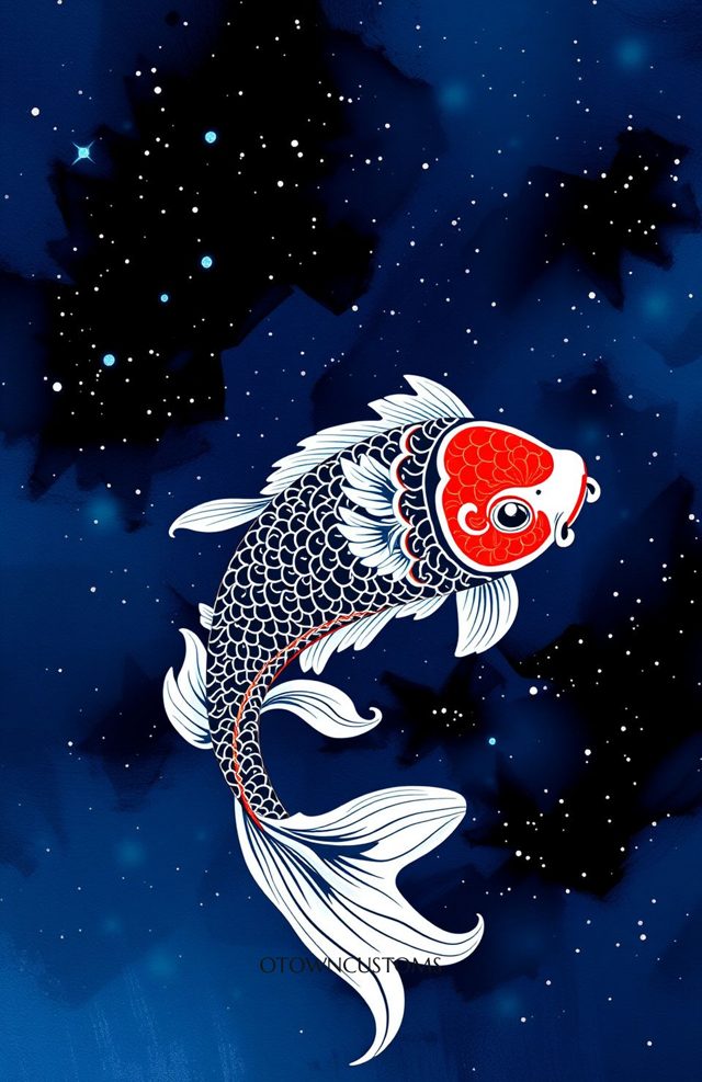 Cosmic Koi Pond Celestial
