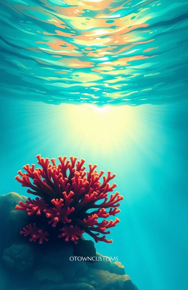 Stylized Underwater Coral Reef