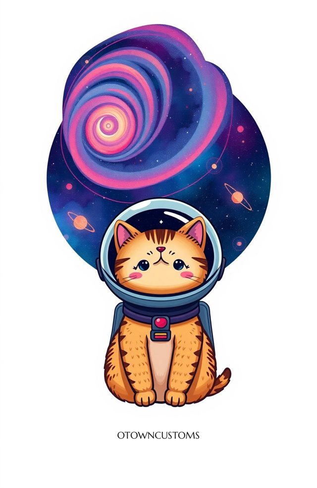 Galactic Space Cat Astronaut