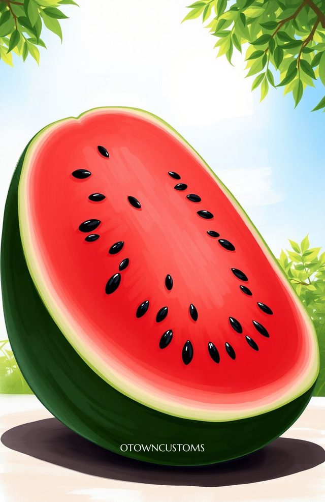 Delicious Watermelon Slice Summer