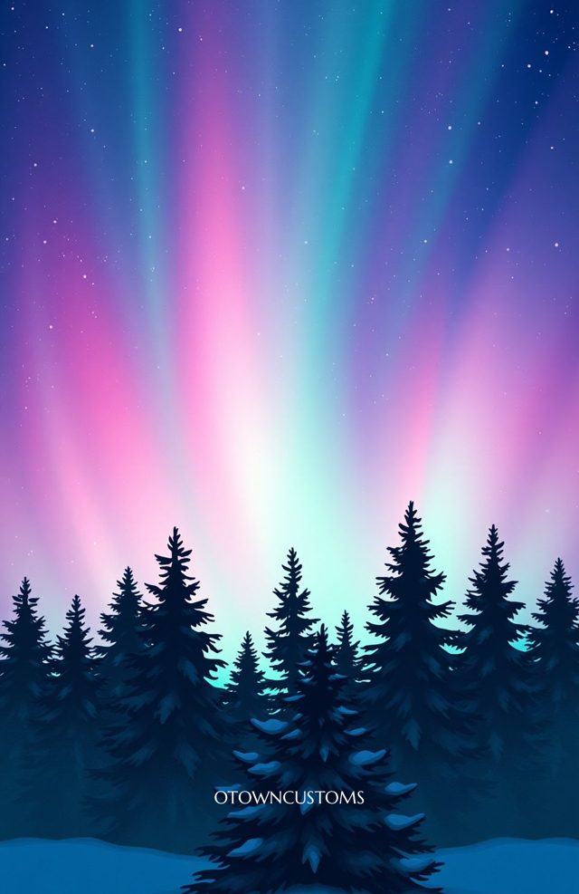 Northern Lights Winter Wonder