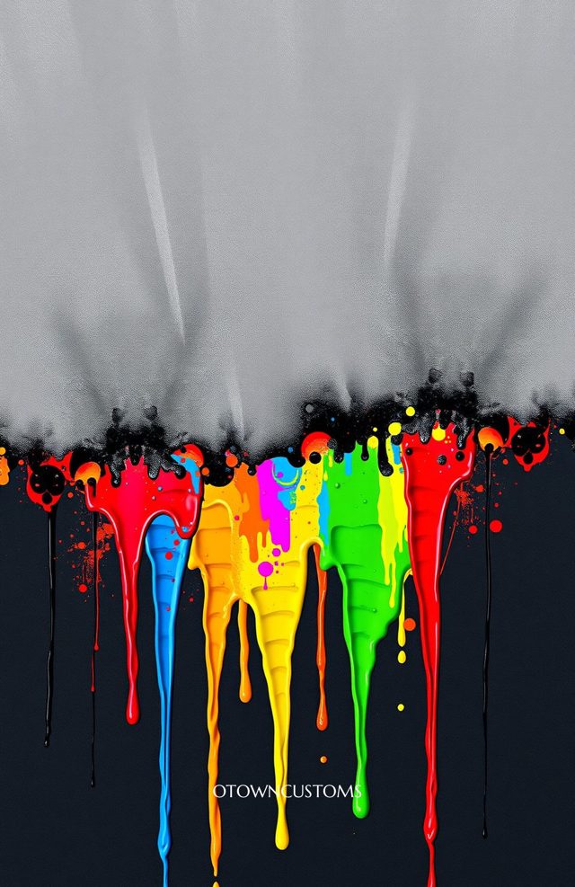 Urban Graffiti Art Drips