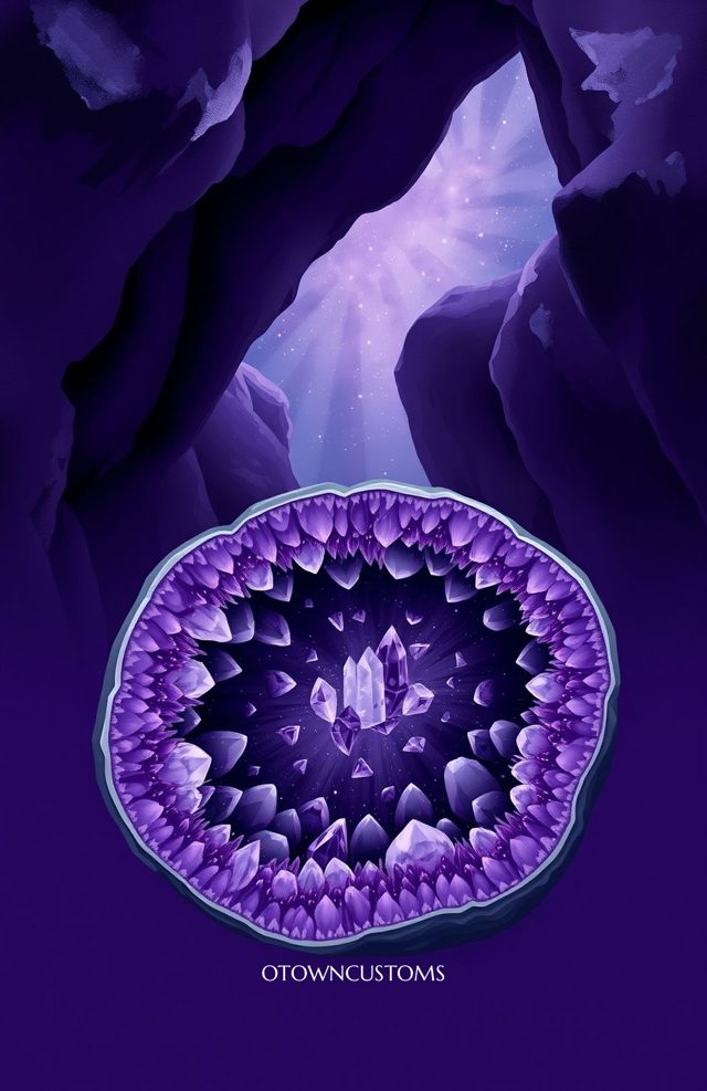 Sparkling Geode Crystal Cave