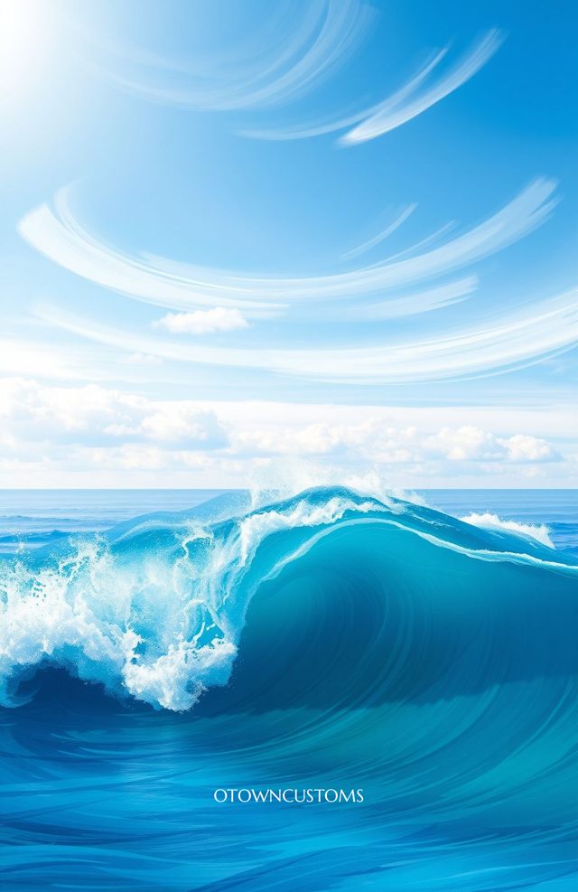 Dynamic Ocean Waves Coastal