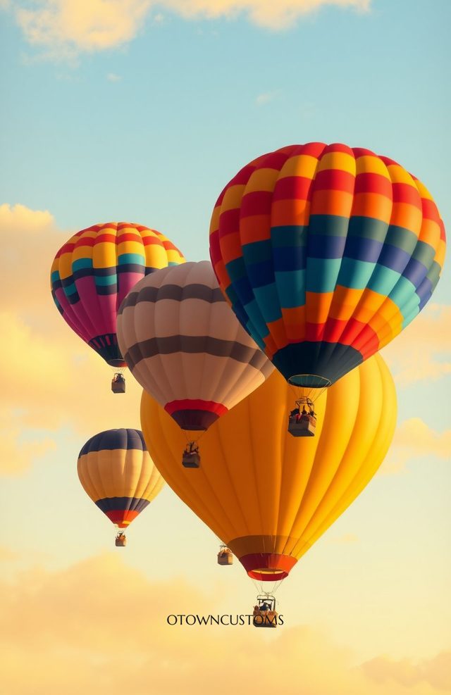 Vibrant Hot Air Balloons