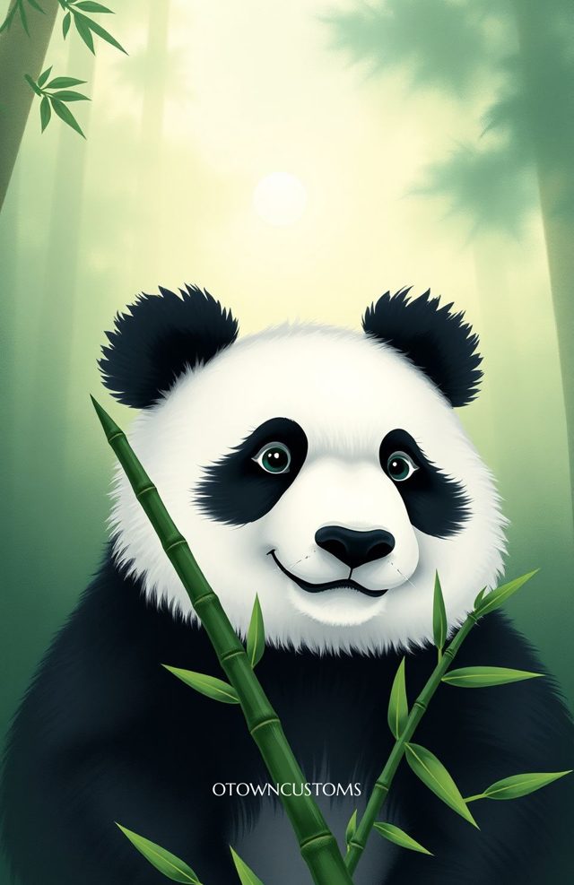 Painterly Panda Portrait