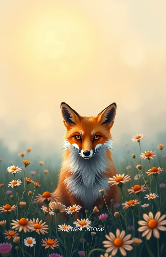 Painterly Fantasy Fox