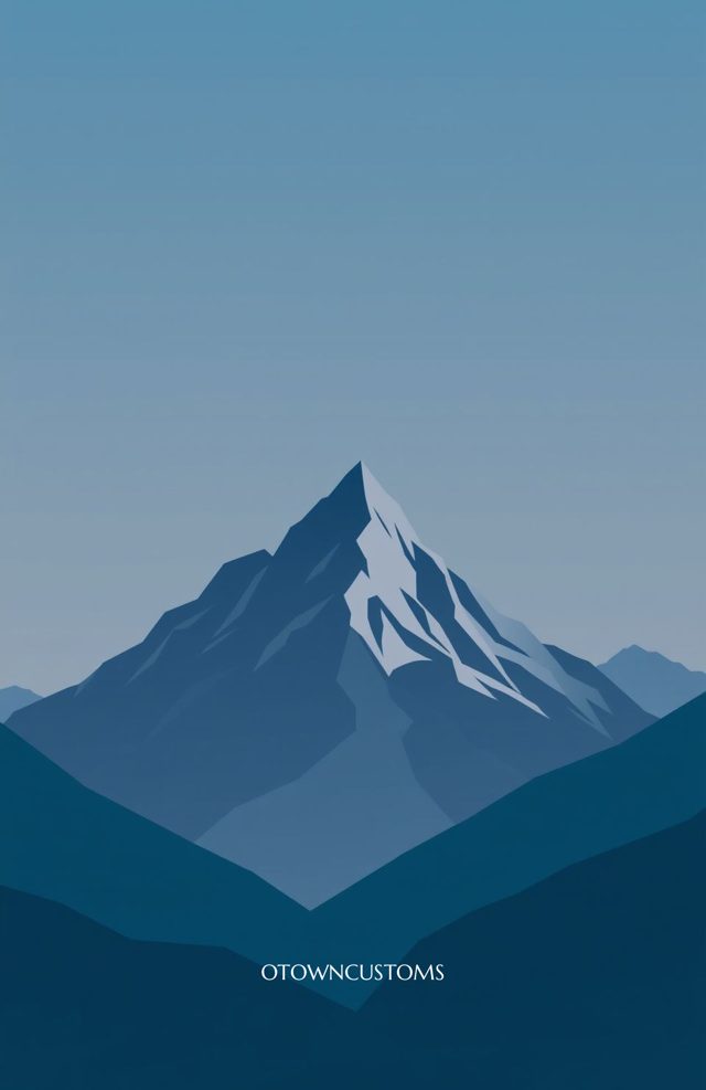 Geometric Mountain Peaks