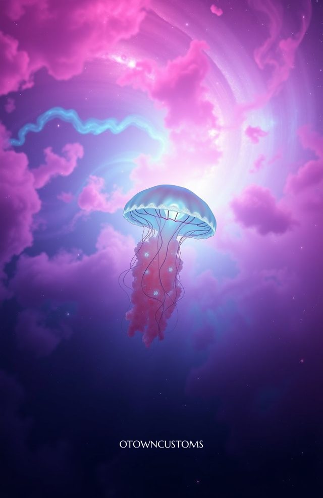 Surreal Cosmic Jellyfish Nebula