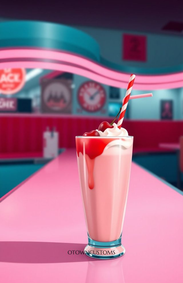 Retro Diner Milkshake