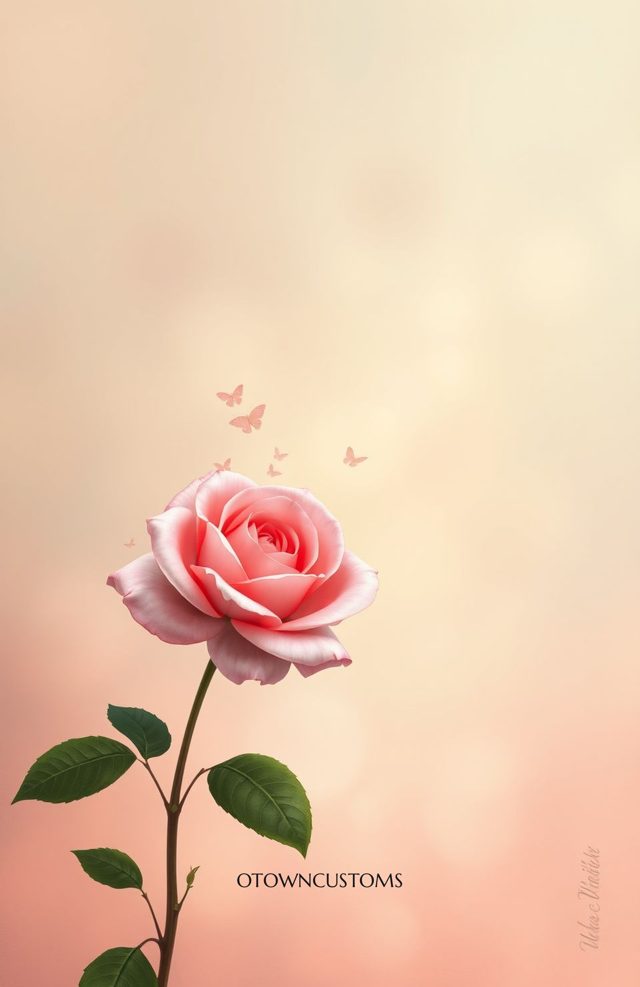 Soft Pink Vintage Rose