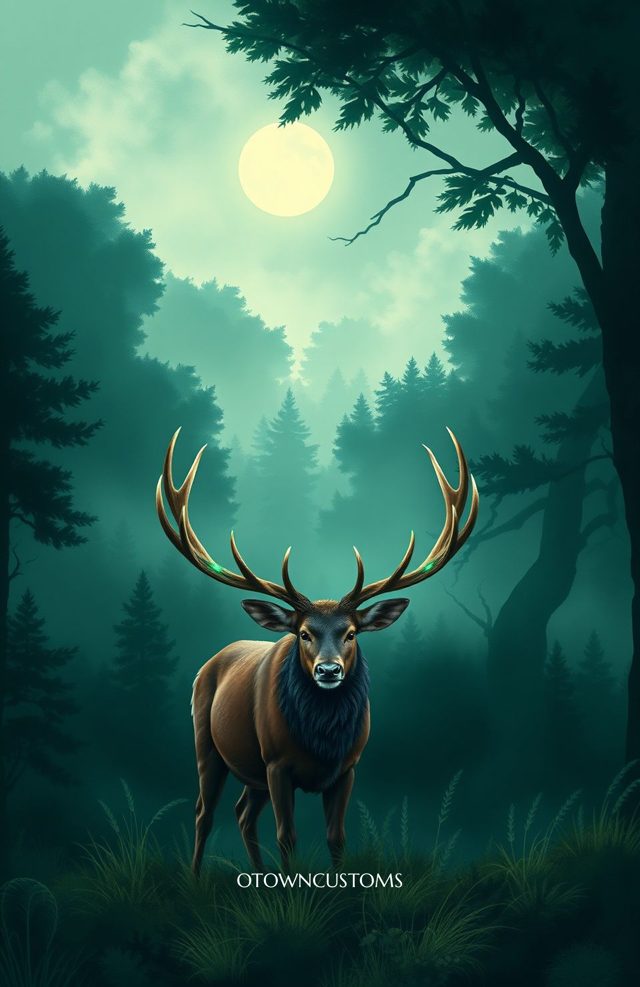 Ethereal Forest Moody Stag
