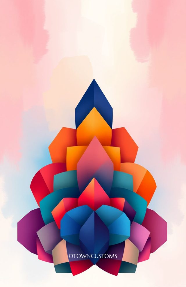 Geometric Floral Dreamscapes