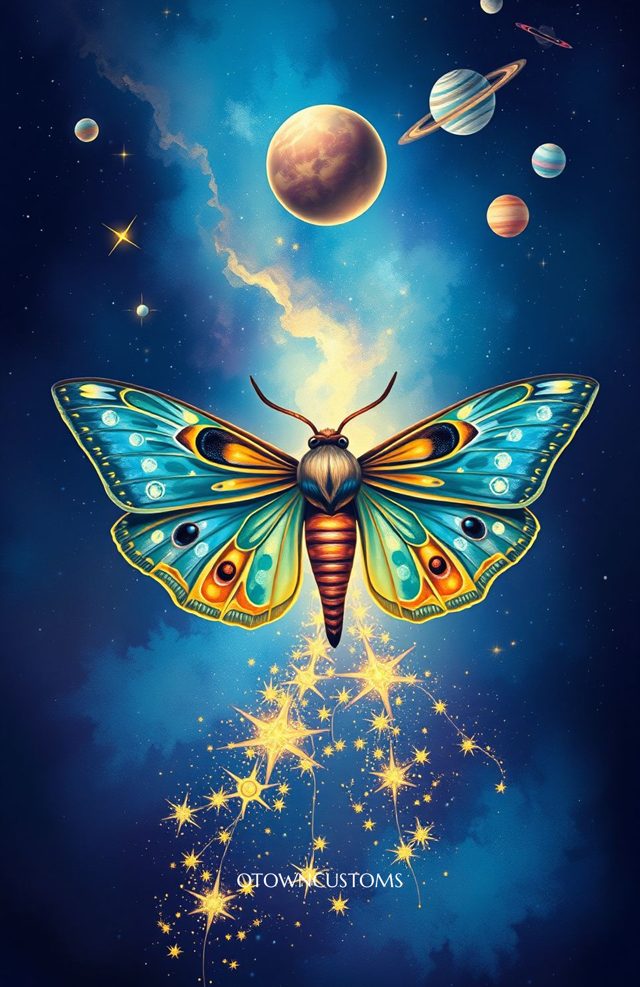 Psychedelic Cosmic Moth