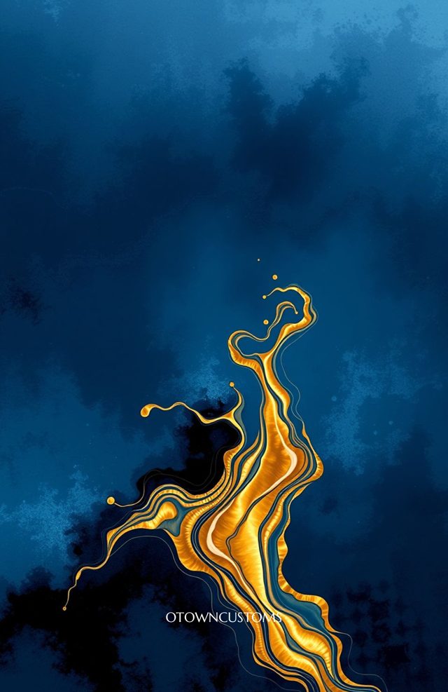 Abstract Liquid Gold Vein