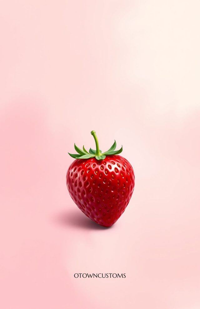 Minimalist Strawberry Summer