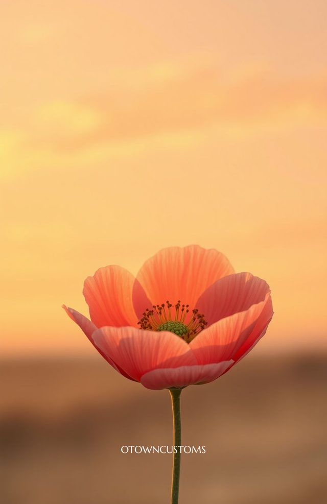 Soft Focus Golden Hour Bloom