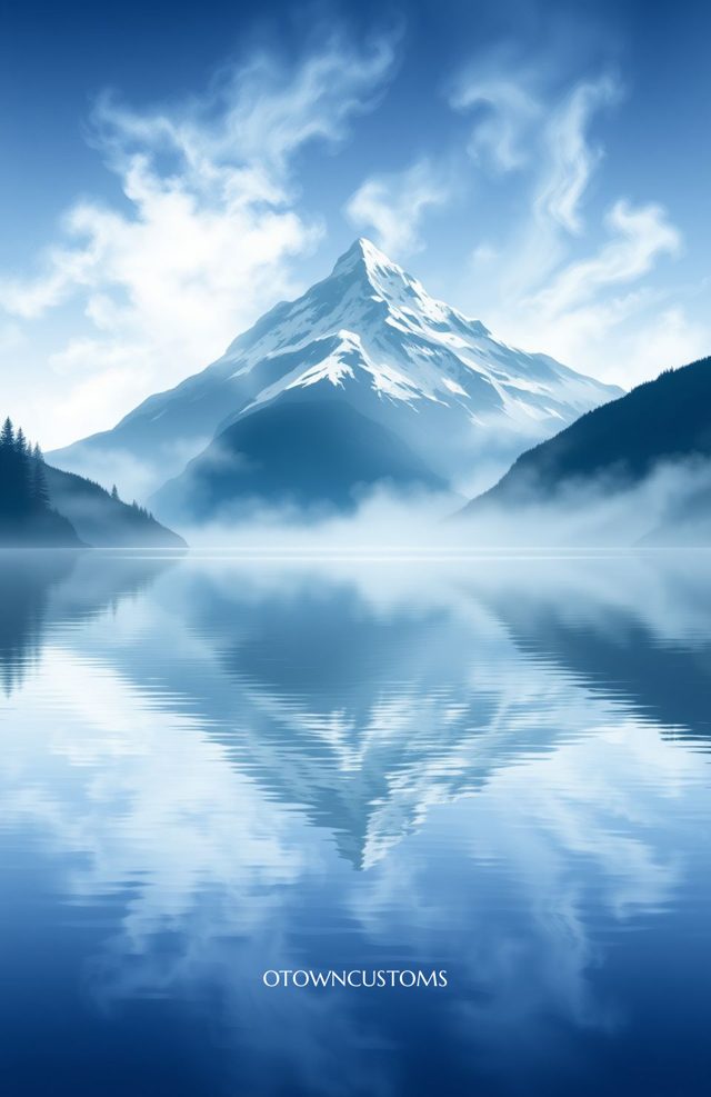 Serene Mountain Lake Reflection