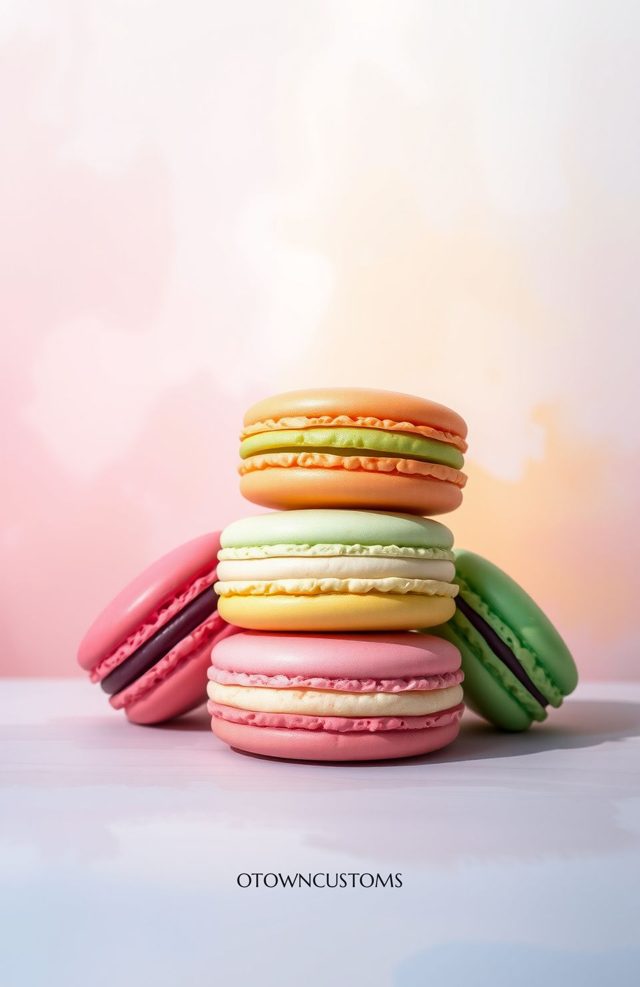 Pastel Macaron Stack