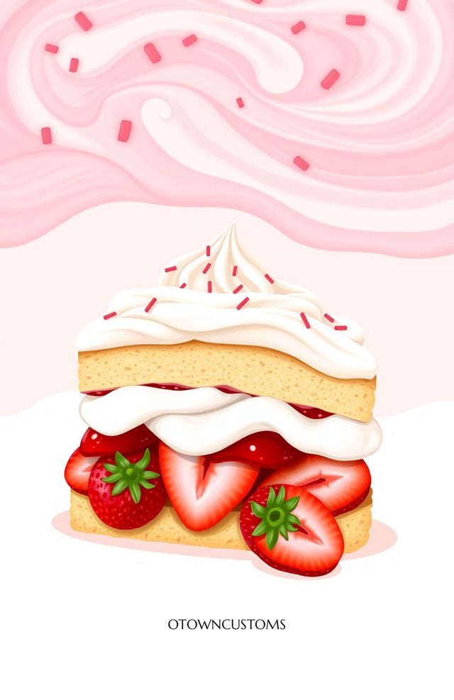 Sweet Strawberry Shortcake Dessert